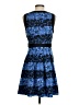 Elle Graphic Blue Cocktail Dress Size 4 - photo 2