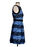 Elle Graphic Blue Cocktail Dress Size 4 - photo 4