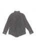 Class Club 100% Cotton Houndstooth Black Long Sleeve Button-Down Shirt Size 6 - photo 2