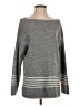 DKNY Stripes Gray Pullover Sweater Size S - photo 1