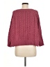 Assorted Brands Chevron-herringbone Burgundy Pullover Sweater Size M - photo 2