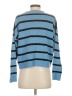 Shein 100% Acrylic Stripes Blue Pullover Sweater Size 4 - photo 2
