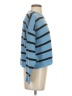 Shein 100% Acrylic Stripes Blue Pullover Sweater Size 4 - photo 4