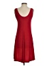Assorted Brands Solid Red Casual Dress Size 4 - photo 2