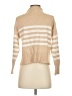 TRUTH BY REPUBLIC Stripes Tan Turtleneck Sweater Size S - photo 2