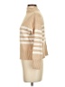 TRUTH BY REPUBLIC Stripes Tan Turtleneck Sweater Size S - photo 5