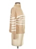 TRUTH BY REPUBLIC Stripes Tan Turtleneck Sweater Size S - photo 4