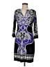 INTERMISSION Graphic Purple Cocktail Dress Size 6 - photo 1