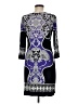 INTERMISSION Graphic Purple Cocktail Dress Size 6 - photo 2