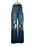 SNEAK PEEK Graphic Blue Jeans Size 5 - photo 1