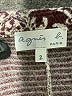 Agnes B. Paisley Burgundy Coat Size Med (2) - photo 6