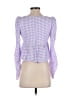 AFRM Purple 3/4 Sleeve Blouse Size XS - photo 2