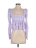 AFRM Purple 3/4 Sleeve Blouse Size XS - photo 1