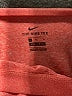 Nike 100% Polyester Red Active T-Shirt Size L - photo 7