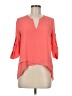 Alfani 100% Polyester Orange 3/4 Sleeve Blouse Size 6 (petite) - photo 1