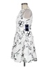 Chaps Graphic White Cocktail Dress Size 6 (petite) - photo 5