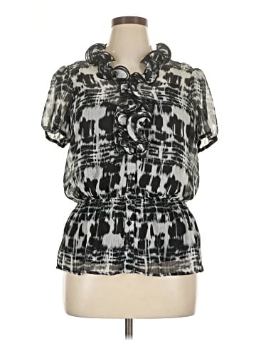 B-Design Short Sleeve Blouse (view 1)