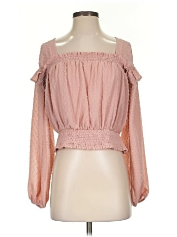 Mustard Seed Long Sleeve Blouse (view 1)