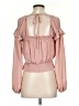 Mustard Seed 100% Polyester Pink Long Sleeve Blouse Size S - photo 2