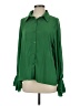 Stylewe 100% Polyester Green Long Sleeve Blouse Size S - photo 1