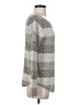 Jeanne Pierre 100% Cotton Plaid Gray Pullover Sweater Size S - photo 4