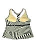 ZeroXposur Graphic Ivory Black Swimsuit Top Size 20W - photo 2