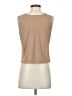 Doncaster Collection 100% Polyester Tan Sleeveless T-Shirt Size S - photo 2