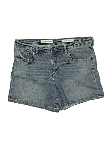 Pilcro and the Letterpress Denim Shorts (view 1)