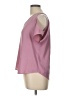 Charming Charlie 100% Polyester Pink Short Sleeve Blouse Size L - photo 5