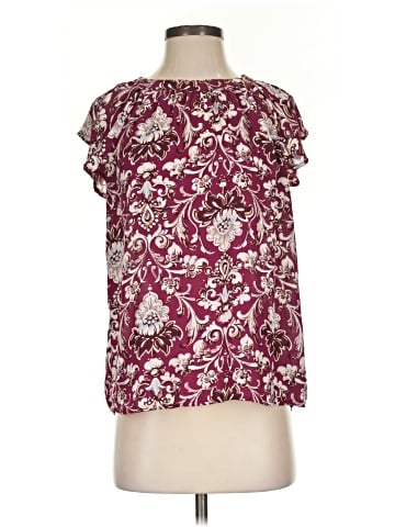 Ann Taylor LOFT Outlet Short Sleeve Blouse (view 1)
