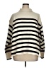 H&M Stripes Ivory Turtleneck Sweater Size XL - photo 1