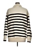 H&M Stripes Ivory Turtleneck Sweater Size XL - photo 2