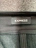 Express 100% Polyester Metallic Black Shorts Size 6 - photo 3