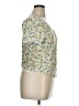 Torrid Yellow Short Sleeve Blouse Size 1X Plus (1) - photo 4