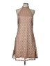 Venus Chevron-herringbone Tan Cocktail Dress Size L - photo 1