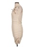 Shein Solid Tan Cocktail Dress Size L - photo 5