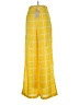 Moon River 100% Polyester Plaid Yellow Casual Pants Size S - photo 2