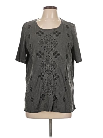 Ulla Popken Short Sleeve Top (view 1)