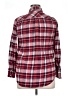 Merona 100% Cotton Plaid Red Long Sleeve Button-Down Shirt Size XL - photo 2