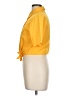 Unbranded Yellow Short Sleeve Blouse Size L - photo 5