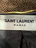 Saint Laurent 100% Wool Tweed Brown Herringbone Wool Blazer Size EU (FR) 40 / US 8 - photo 12