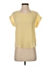 Pink Rose Yellow Short Sleeve Top Size S - photo 1