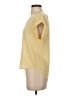 Pink Rose Yellow Short Sleeve Top Size S - photo 5