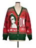 ELF 100% Polyester Red Cardigan Size L - photo 1