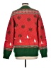 ELF 100% Polyester Red Cardigan Size L - photo 2