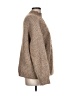 Calvin Klein Tweed Brown Turtleneck Sweater Size L - photo 4