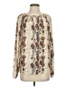 Grace 100% Polyester Ivory Long Sleeve Blouse Size S - photo 1