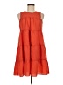 Unbranded 100% Polyester Orange Casual Dress Size M (estimated) - photo 1