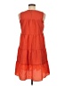 Unbranded 100% Polyester Orange Casual Dress Size M (estimated) - photo 2