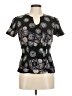 Unbranded Black Short Sleeve Blouse Size M (estimated) - photo 1